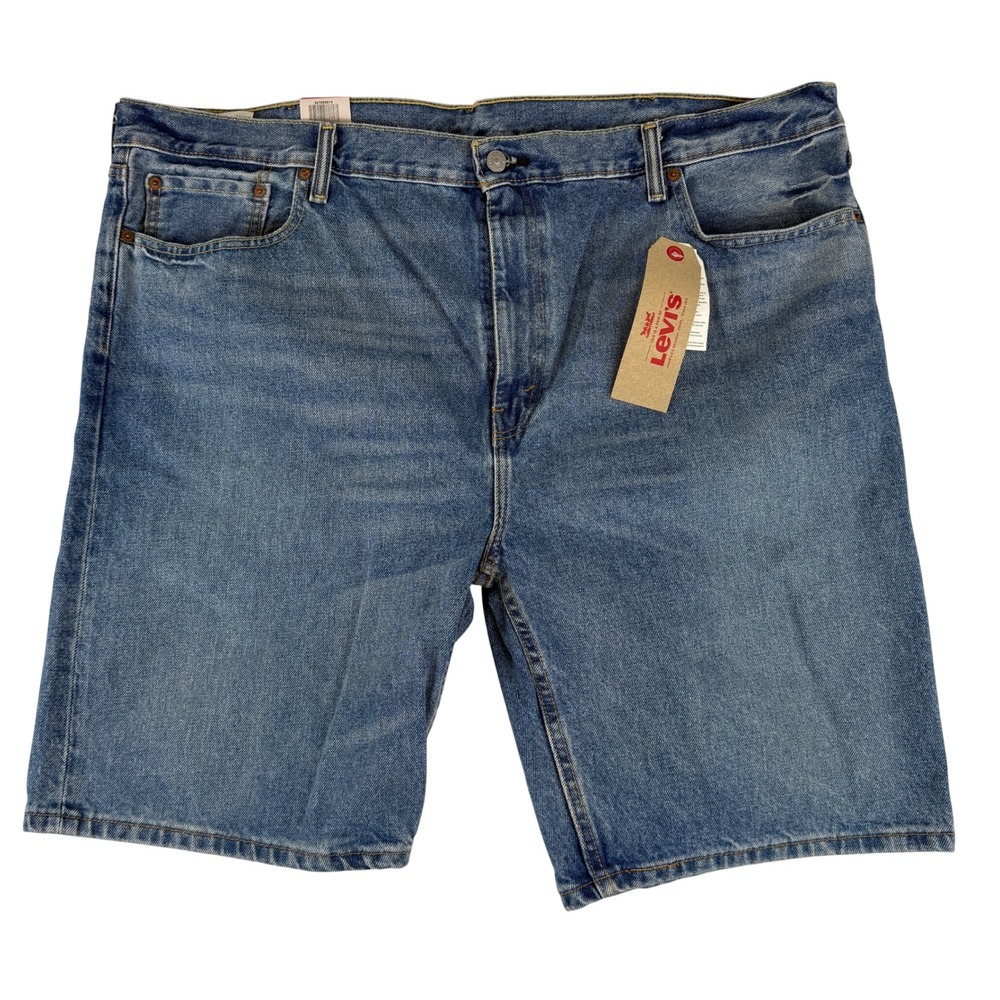 Levis Denim Shorts Mens 44 Blue 5-Pocket Cotton Relaxed Fit 327920014